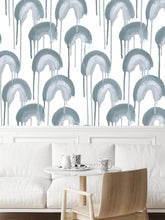 Load image into Gallery viewer, Lavish Lou Cashmere Blue Wallcovering