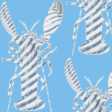 Load image into Gallery viewer, Lobster Stripe Pool Fabric