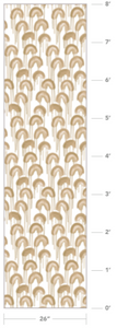 Lucky Lou Pale Beach Wallcovering