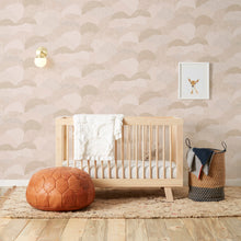 Load image into Gallery viewer, Roll Right - Gold on Blush Wallcovering