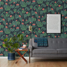 Load image into Gallery viewer, Tangle - Dark Green Wallcovering