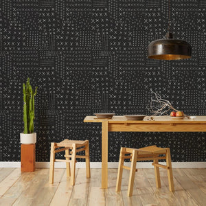 Wrought - Black Wallcovering