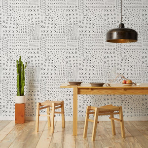 Wrought - White Wallcovering