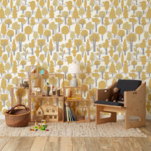 Load image into Gallery viewer, Zig Zag - Ochre Wallcovering