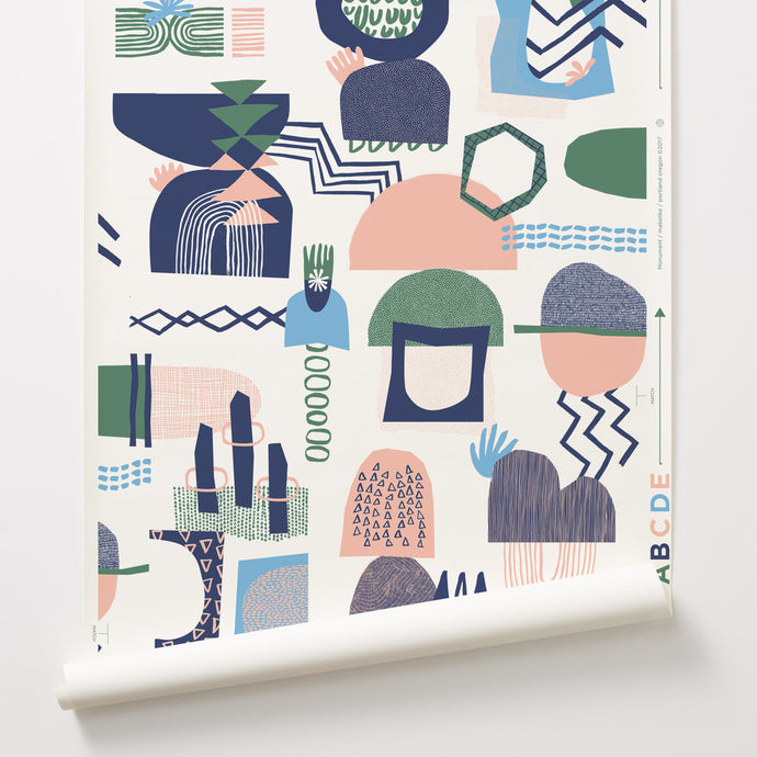 Monument - Green Wallcovering