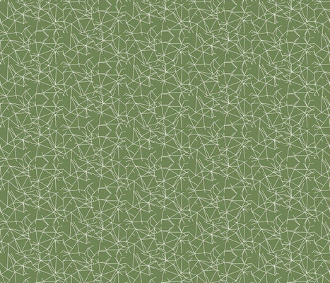 Morning Dew Fern Linen Fabric