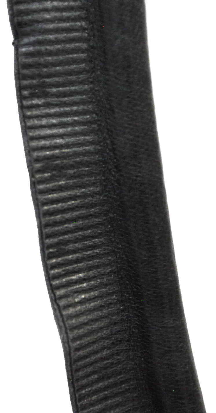 Nala Charcoal Grey Leather Cording – Bradley USA