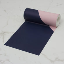 Load image into Gallery viewer, Offset Tape Navy Wallcovering