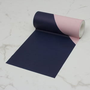 Offset Tape Navy Wallcovering