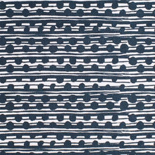 Load image into Gallery viewer, Gamal Dark Navy On Oyster Fabric