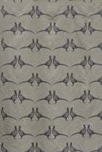 Load image into Gallery viewer, Pheasant - Charcoal on Natural Fabric