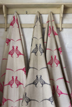 Load image into Gallery viewer, Pheasant - Pink on Cream Fabric