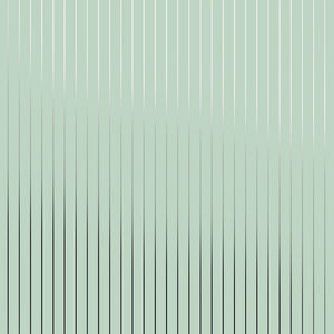 Pinstripe Green Silver Wallcovering
