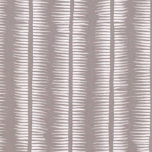 Load image into Gallery viewer, Textured Stripe in White on Taupe