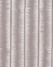 Load image into Gallery viewer, Textured Stripe in White on Taupe