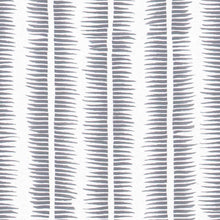 Load image into Gallery viewer, Textured Stripe in Pewter on White