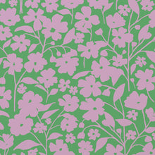 Load image into Gallery viewer, Posy - Lavender on Green Wallcovering