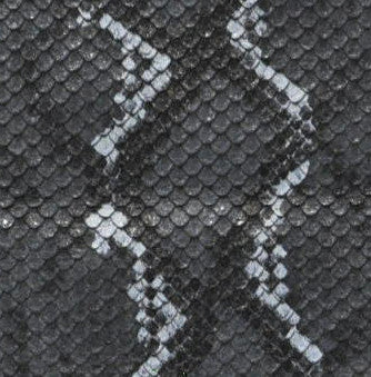 Python Dark Blue Printed Leather