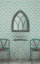 Load image into Gallery viewer, Peacock - Teal Wallcovering