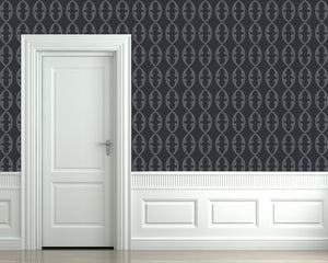 Roux Truffle Grasscloth Wallcovering