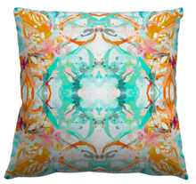 Load image into Gallery viewer, 411-1 Coral Blush Turquoise Fabric