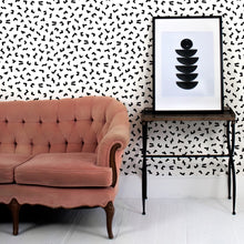 Load image into Gallery viewer, Sochi Black Wallcovering