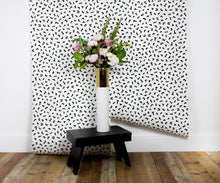 Load image into Gallery viewer, Sochi Black Wallcovering
