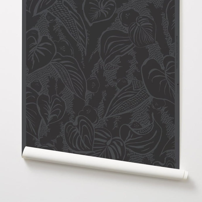 Tangle - Grey Wallcovering