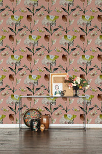 This September Issue Pink Wallcovering
