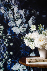 Storm Blue Wallcovering