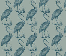 Load image into Gallery viewer, Blue Heron Lawn Chair Prussian Wallcovering