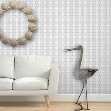 Load image into Gallery viewer, Geo Marbled White Wallcovering