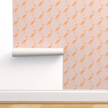 Load image into Gallery viewer, Heron Marbled Pink Hermes Wallcovering