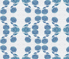 Load image into Gallery viewer, Hydrangea Dancing Bleu Wallcovering