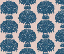 Load image into Gallery viewer, Hydrangea Topiary Millennial Pink Wallcovering