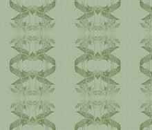 Load image into Gallery viewer, Orchid Topiary Fern White Wallcovering