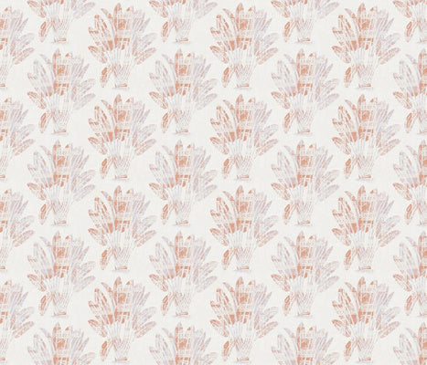 Palm Key White Dove Hermes Wallcovering