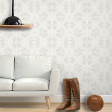 Load image into Gallery viewer, Sunflower Toile Whites Wallcovering