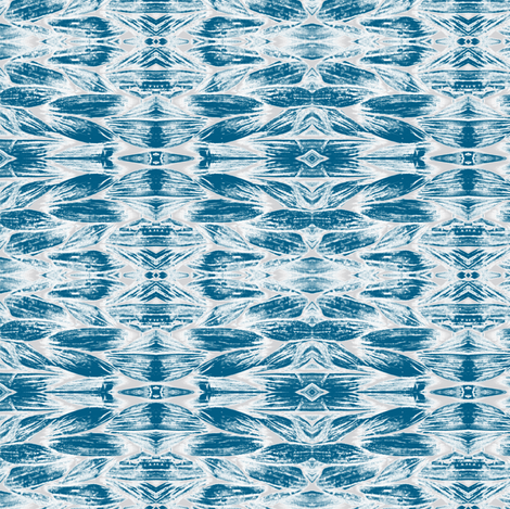 Weave Summer Blue Fabric