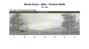 Wood Scene Misty Wallcovering