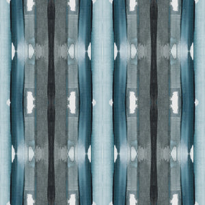 Squash Blossom Turquoise Wallcovering 