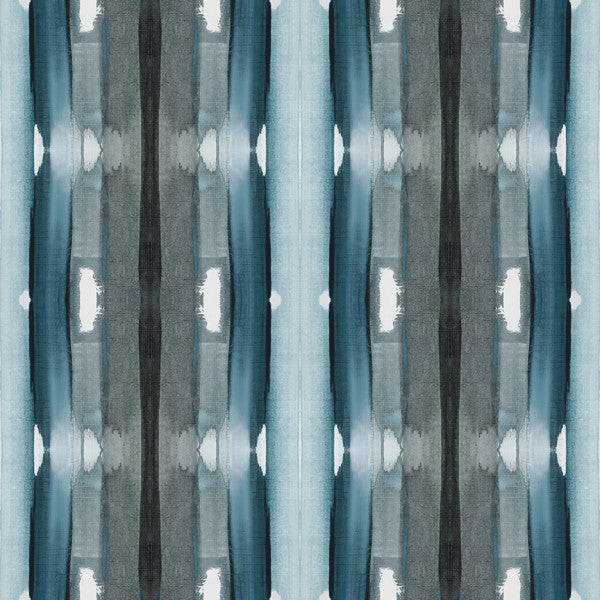 Squash Blossom Turquoise Wallcovering 