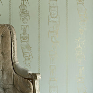Chairs Eau De Nil Wallpaper