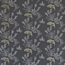 Load image into Gallery viewer, Coral Charcoal Gold Wallpaper