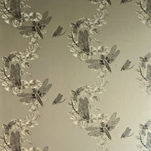 Load image into Gallery viewer, Dragonfly Pewter Wallpaper