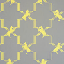 Load image into Gallery viewer, Horse Trellis Acid On Grey Wallpaper