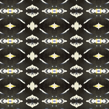 Load image into Gallery viewer, 125-4 Black Yellow Wallcovering