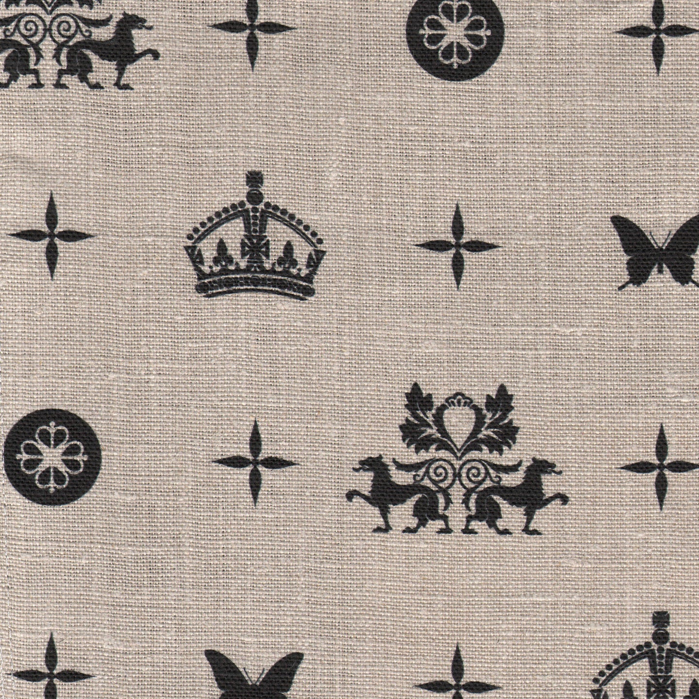 Crown Royale Charcoal Fabric