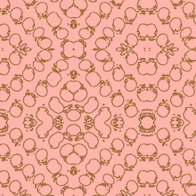 Load image into Gallery viewer, Chics Pink Brown Fabric