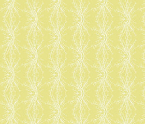 Coral Branchy Poire Fabric